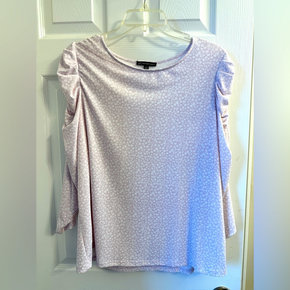 3/4 sleeved blouse with ruffle sleeves